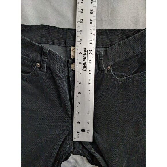 J.Crew Pants Black Corduroy Chino Cotton Bootcut Mid Rise Womens Size 8 - Picture 10 of 12